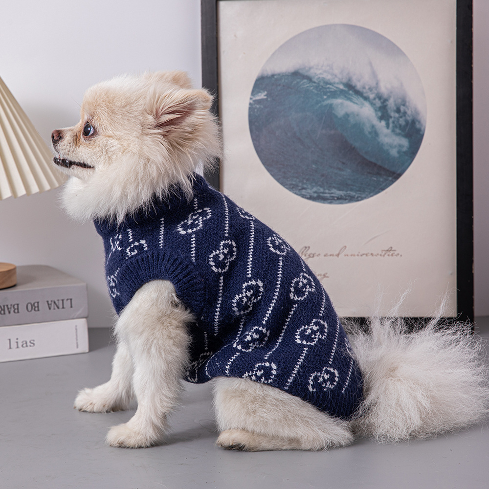 Free Shipping !Luxury Knitted Designer Dog Cardigan - Premium Dog Sweater & Fashion Apparel | Wholesale & OEM