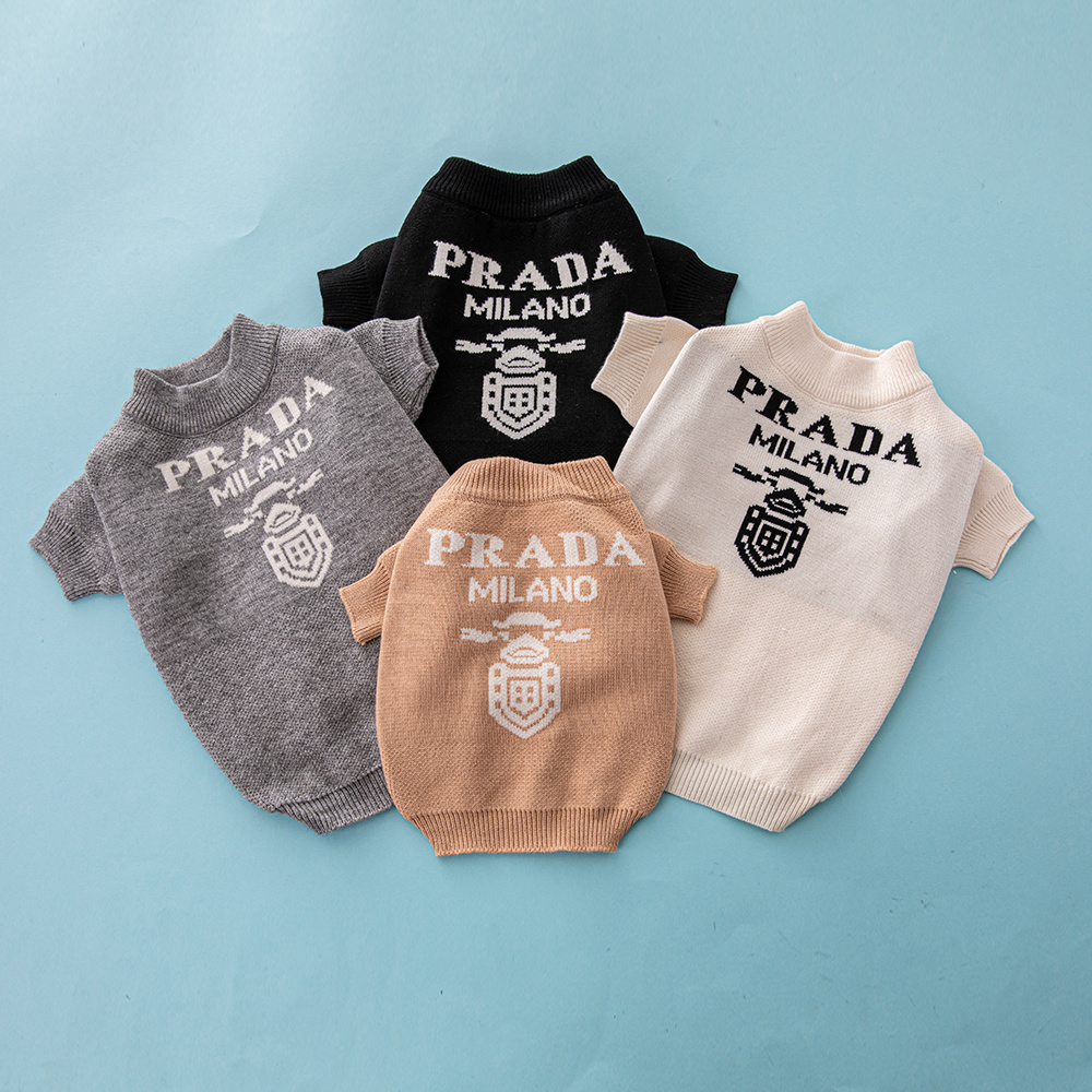 Designer dog clothes Prada sweater (6)
