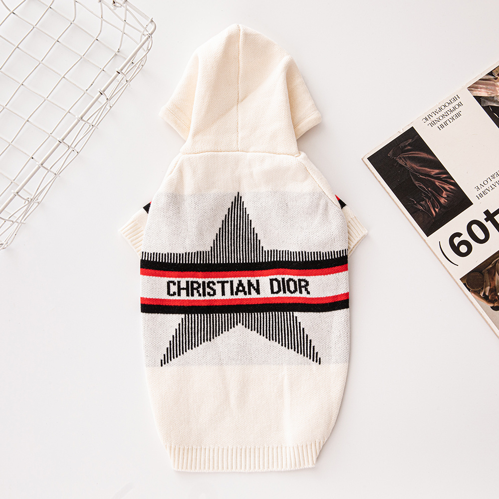 Free Shipping !Luxury Designer Dog Sweater & Cardigan | Premium Dog Clothes Inspired by Fashion Elegance