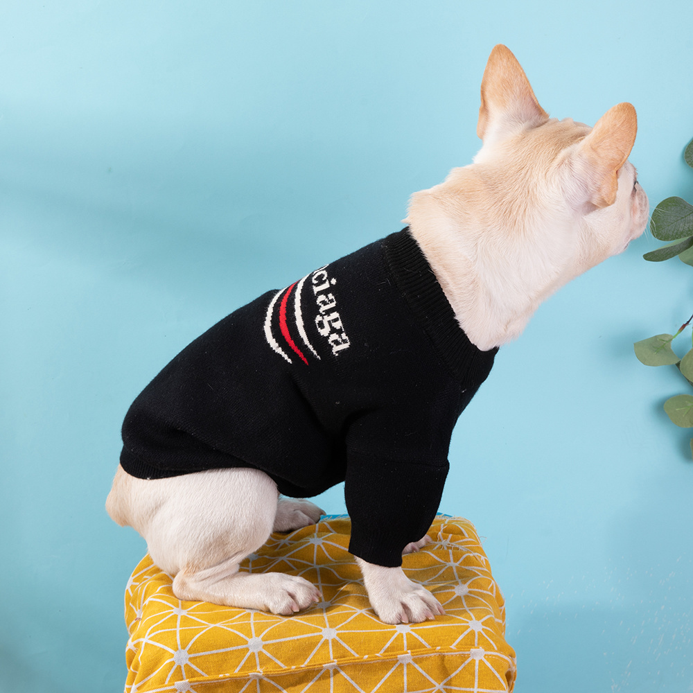 Free Shipping! Designer Dog Clothes Luxury Dog Knitwear High-End Designer Pet Apparel